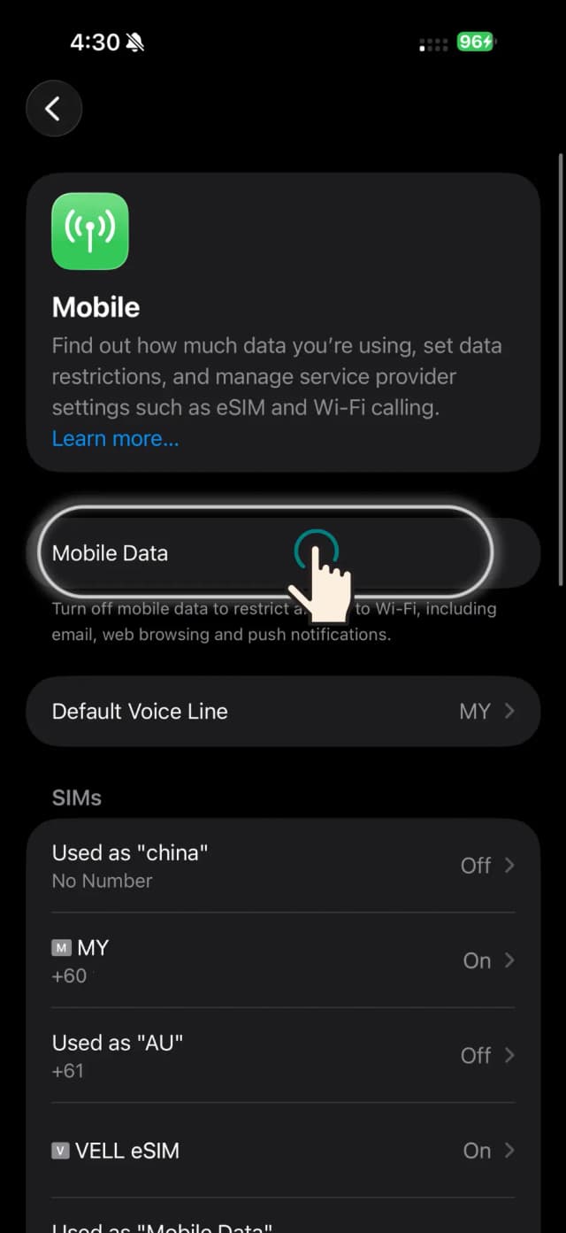 Mobile Data › VELL eSIM